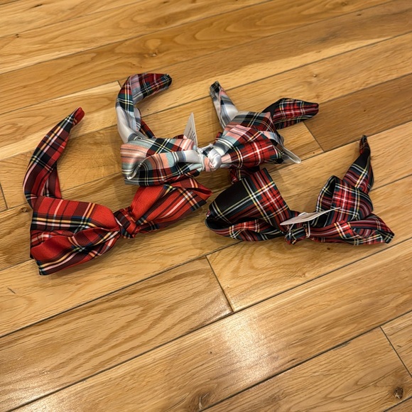 JCrew plaid silk headband 3 - Picture 1 of 5